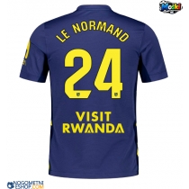 Moški Nogometni dresi Atletico Madrid Robin Le Normand #24 Gostujoči 2025-26 Kratek Rokav